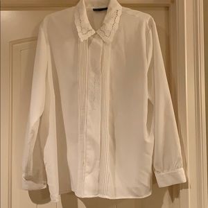 White Button Up Blouse